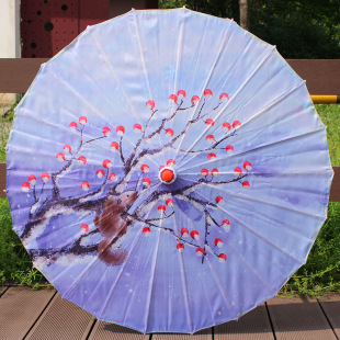 Indoor Outdoor Ceiling Decorative Umbrella Chinese Style Dance Umbrella Retro Hanfu Umbrella Antique Craft Umbrella Silk Umbrella Wholesale