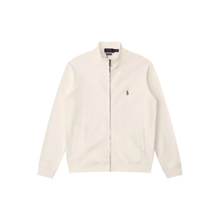 Paul Men's Sweater Cardigan Collar Spring New Pony Zipper Sweater Business Casual Threaded Zipper Shirt