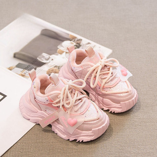 Girls' Shoes 2025 Spring New Children's Sports Torre Shoes Large Children's Running Girls' Trendy Brand Non-slip Summer