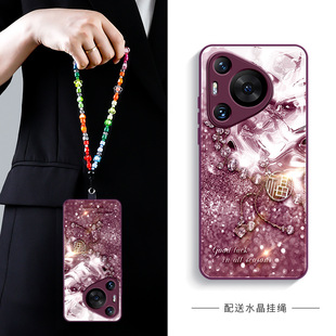 Применимо для Huawei pura70pro чехол для телефона 2024 новый pura70pro с десятью ремешками p60 противоударный чехол p50