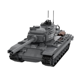 Строические блоки MOC, совместимые с тяжелым танком Lego 132269 T29, военная модель Второй мировой войны, игрушка в сборе из мелких частиц