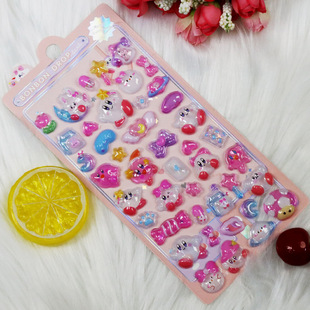 Светящийся поплавок весело стерео наклейка для детей мультфильм Sanrio Culometi Yugui собака кролик наклейка