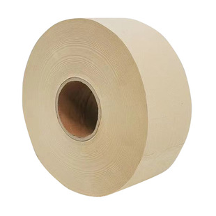 Bamboo pulp natural color fiber large plate paper hotel business special large roll toilet paper household primary color roll toilet paper towel