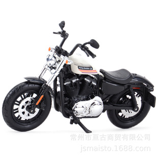 Карта Мерси 1:18 Harley-Davidson Classic Локомотив 114 Шоссе Моделирование сплава Мотоцикл Нижняя