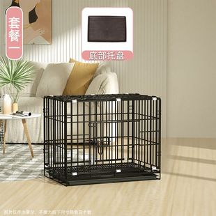 Indoor Iron Cage Folding Dog Cage with Toilet Cage Rabbit Household Teddy Dog Cage Small Dog Cage Cat Cage Pet