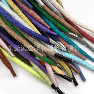 in stock 216 color 10/12/15MM solid color cotton hollow flat hat rope color cotton 5/6MM solid core round rope