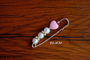 Trouser waist pin waist artifact fixed clothes women's cardigan sweater anti-light button wholesale pearl brooch