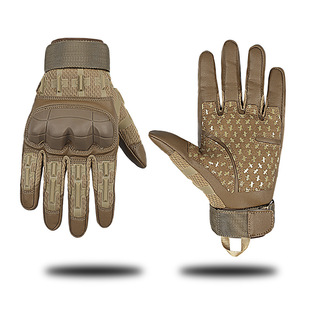 Heavy-Duty Tactical Gloves Super Technician Protective Anti-Slip Full-Finger Touch Screen Motorcycle Training Combat Fighting Camouflage Men