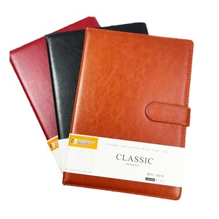 Business Notebook Concealed Button Notepad B5 Business Work Meeting Notebook Office Thickeneded A5 Concealed Button Record Book