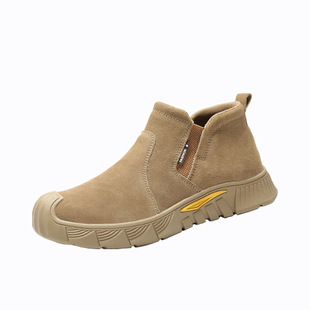 Winter anti-scald fireproof flower welder shoes warm anti-smashing anti-piercing protective shoes fashion casual tooling protective shoes