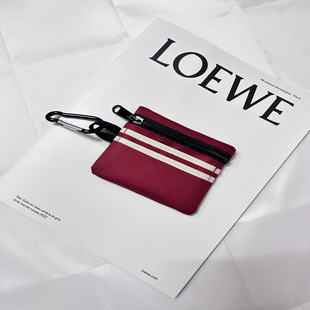 New Fashion Oxford Cloth Small Card Bag Original Japanese Mini Coin Coin Purse Lanyard Zipper Headset Storage Bag