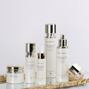 Multilateral Special-shaped multi-angle cosmetic bottle skin care glass packaging package Toner lotion essence cream bottle Special