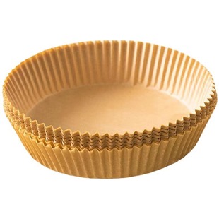 Brand endorsement air fryer paper tray food grade household round silicone oil paper baking special paper tray square paper tray