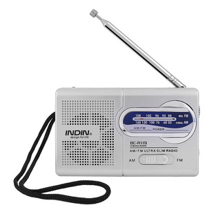 Cross-Border Brand Direct Supply Indin Portable Am Fm Two-Band Radio Player for the Elderly