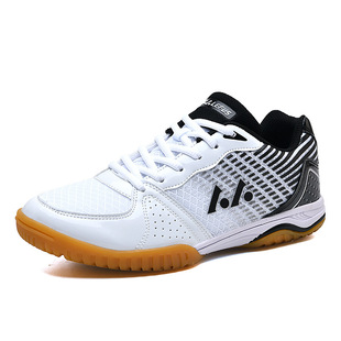 in stock Table Tennis Men's and Women's Breathable Shock Absorbing Professional Vleyball Shoes Flat Badminton Shoes Lightweight Table Tennis sneaker
