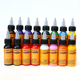 Cross-border in stock practice tattoo pigment 30ML New Standard ETNO tattoo color 16 colors suit