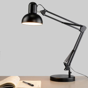 LED Long Arm Eye Protection Table Lamp Learning and Reading Nail Art Eyelash Table Lamp Creative Folding Long Arm Clip Table Lamp