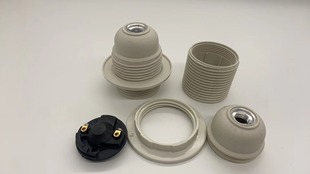 E27 plastic cassette light body E27 screw lamp holder lamp fittings lamp cap lamp cap table lamp floor lamp chandelier