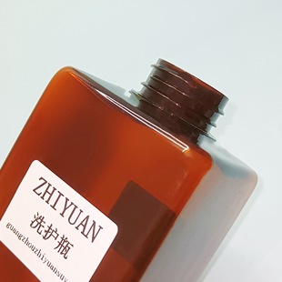 500ml square bottle press shampoo shower gel bottle hotel hand sanitizer bottle PET square bottle