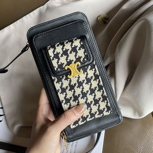 Mobile Phone Bag Women's Crossbody 2023 New Style Western Style Mobile Phone Small Bag High-end Fashionable Large Screen Single Shoulder Summer Lightweight