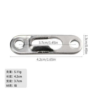 Iron Photo Frame Back Hanging Buckle Photo Frame Hook Hardware Hidden Hook Double Hole Hook Picture Frame Hidden Buckle Gourd Pendant