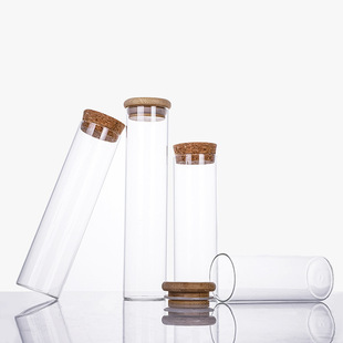 in stock supply 47mm diameter cork glass bottle wishing bottle decorative glass bottle transparent tube bottle drift bottle