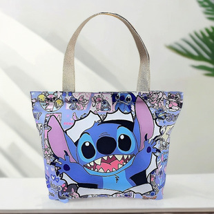 Large Bento bag Sanrio coolomi Yugui dog KT canvas bag cartoon handbag storage bag lunch box bag