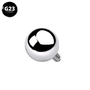 G23 titanium alloy ear studs tip cone head F136 titanium alloy drill bit external thread titanium alloy lip nail head external thread ball