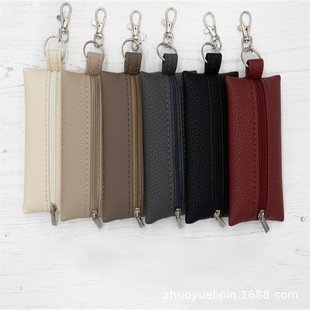 Tissue Bag PU leather multi-color simple all-match zipper wipes paper bag hanging bag handkerchief carton