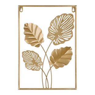 Modern Living Room Wall Decoration Metal Leaf Wall Hanging TV Sofa Background Wall Hallway Room Wall Hanging Decoration