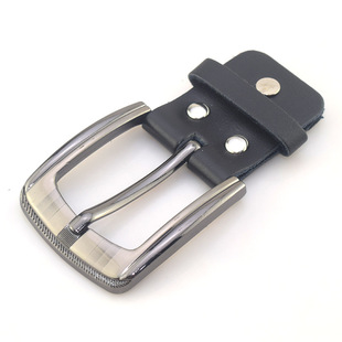 Factory new running Jianghu stall belt buckle hole pin buckle head square alloy imitation copper belt buckle wholesale