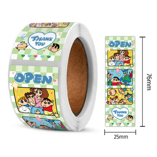 Crayon Shinchan Nuts Наклейки 28 новых мультфильмов милые аниме персонажи граффити наклейки для украшения окна мобильного телефона