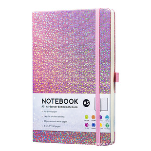 Factory direct notebook customization can be printed logo high color value leather thickened gypsophila strap record book