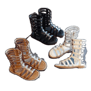 Girls' Sandals 2025 New Fashion Children's Summer Little Girl's Korean Style Romanesque Shoes Trendy Children's Princess Sandals