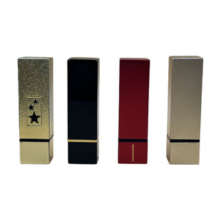 Factory Direct sales metal lipstick tube brand same style big square Starry Sky lipstick tube lipstick tube packaging material 12.1mm