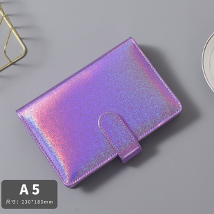 Amazon Special for Colorful Point A6 Laser Macaron Handbook Notebook Notepad Cash Budget Wallet