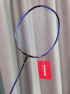 genuine goods Kawasakl Kawasaki Aurora Small Steel Cannon All Carbon Fiber 5U Ultra Light Badminton Racket Single Cable for Men and Women