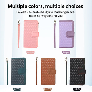 Новый Чехол для мобильного телефона Samsung S23UITRA клетчатый Кошелек защитный чехол для мобильного телефона многофункциональный кожаный чехол Заводская партия