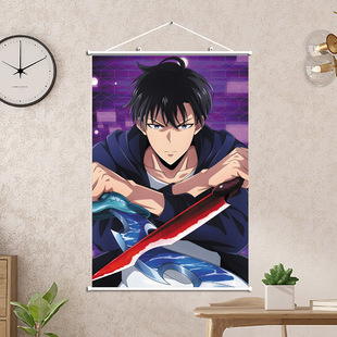 I Upgrade Hanging Painting Solo Leveling Animation Secondary Decorative Painting Poster Multi-size Wall Painting