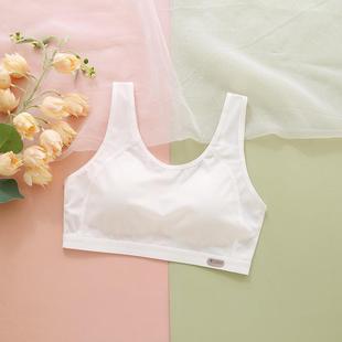 Girl's underwear girls' development period vest junior and senior high school students wide shoulder strap girls' anti-bump thin bra manufacturer