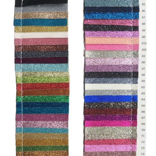 Fine Glitter Powder Plain Glitter PU Leather Fabric Glitter Fabric Artificial Leather Hair Accessories Stage Decoration