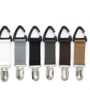 Outdoor Travel Hat Outgoing Storage Clip Bag Portable Multifunctional Hanging Clip Backpack Clip Anti-loss Clip Hanging Bag Buckle