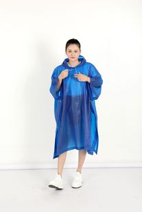 EVA bicycle riding poncho adult sleeveless cloak frosted pullover travel outdoor raincoat wholesale