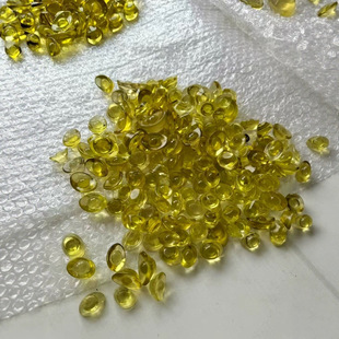 Yellow Crystal Ingot Manufacturer Wholesale Cross-Border Live Raw Stone Carving Ornaments