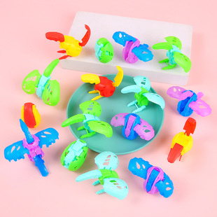 Children's Toys Artificial Dinosaur Deformed Egg Boy Dinosaur Egg Deformed Gashapon Kindergarten Small Gift Street Stall Gift