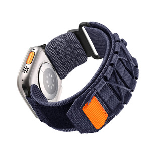 for apple iwatch watch strap s1098Ultra27 woven strap loop back nylon canvas sport strap