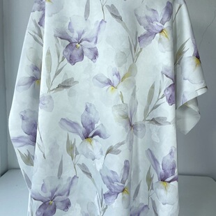 Imitation Acetate Butterfly Jacquard Printed Iris Fabric Chinese Cheongsam Hanfu Tang Suit Shirt Skirt Horse Face Skirt Fabric