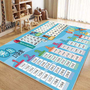 Wholesale Educational Games, Children's Crawling Mats, Cartoon Parent-Child Bedside Blankets, Children's Room Bedroom Home Carpets