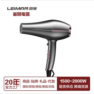 Cross-border AC copper wire motor high-power household blue light cold and hot wind does not hurt hair barber shop special hair dryer
