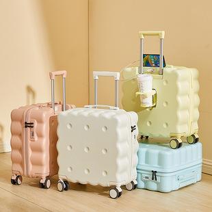 18-inch Luggage Case Women's Small Lightweight Cute Small 20 Airplane-accessible Children's Trolley Travel Password Box